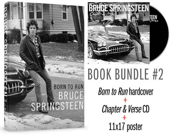 Book Bundle 2: Born to Run + CD + bonus poster