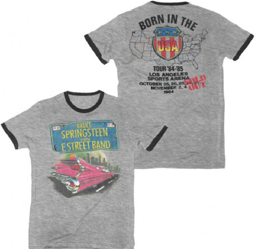 Concert Shirt: Pink Cadillac ringer T-shirt