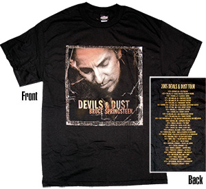 Concert Shirt: Devils & Dust Black T-Shirt