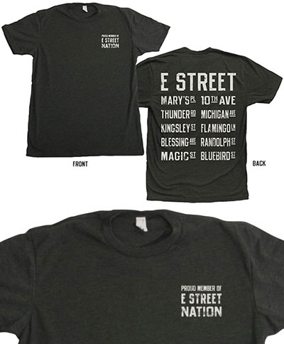 T-shirt: E Street Nation