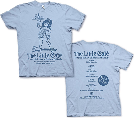 T-shirt: The Little Cafe