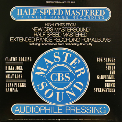 Vinyl: LP Compilation - CBS Mastersound Sampler - USA