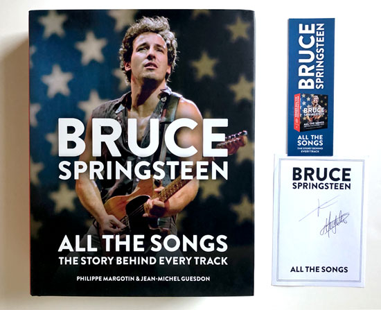 Book: Bruce Springsteen - All the Songs + bookmark and signed bookplate
