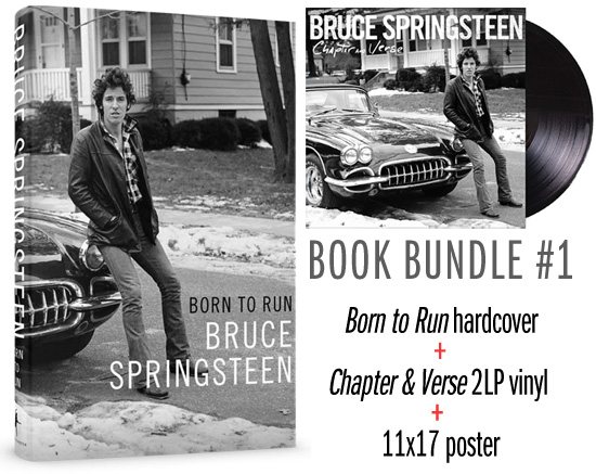 Book Bundle 1: Born to Run + 2LP vinyl + bonus poster