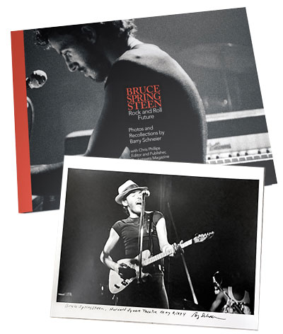 Book: Bruce Springsteen: Rock and Roll Future + 8x10 print - SIGNED BUNDLE