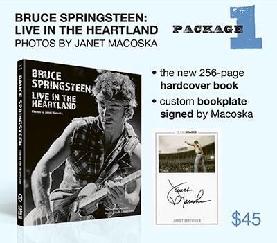 Book: Bruce Springsteen - Live in the Heartland PACKAGE #1