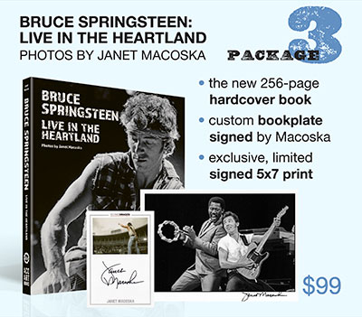 Book: Bruce Springsteen - Live in the Heartland PACKAGE #3