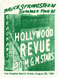 Backstage Pass: August 28, 1981 / Green "Hollywood Revue"